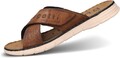 bugatti Herren Sommer Pantoletten aus Leder und Textil Komfort und leicht # NEU