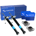 SACHS Stoßdämpfersatz re/li + Domlager Hinterachse FORD