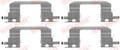 QUICK BRAKE Zubehörsatz Scheibenbremsbelag 109-1672 für GC LEGACY IMPREZA Wagon