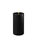 Deluxe Homeart LED Kerze INDOOR mit Timer Echtwachsspiegel Warmweiß - Schwarz