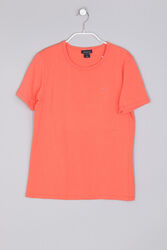 GANT Shortsleeve-Shirt Logo-Stitching M coral