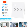 WiFi-Schalter Lichtschalter WLAN 1,2,3,4 Gang Touch Panel Alexa Google Home Tuya