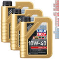 Liqui Moly Motoröl 10W-40 3x 1L Leichtlauföl für Benzin- und Dieselmotoren 1317