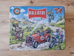 Ballistol Nostalgie Sammeldose  Größe 25cm x 19cm x 7cm Sammlerstück mit Zertifi