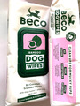 Hunde Feuchttücher Beco Bamboo Dog Wipes mit dem Duft von Kokosnuss 80 Pack