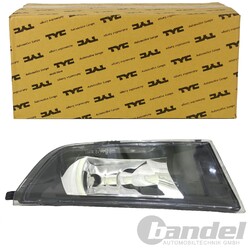 TYC NEBELSCHEINWERFER links H8 mit Kurvenlicht ohne Lampenträger für SKODA FABIA