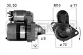 ERA Anlasser Starter 220154A für NISSAN TINO N16 V10 PRIMERA ALMERA 2 Hatchback