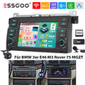 8Core DAB+ Autoradio Für BMW E46 3er 318 320 325 M3 Android 14 6+128G GPS BT Kam