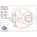 2x Bremsscheibe BREMBO 08.5497.10 passend für VW