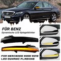 Paar LED Spiegelblinker Außenspiegel Blinker für Mercedes W205 W213 C217 W222