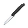 1x Victorinox Gemüsemesser/Küchenmesser Wellenschliff 8cm  / schwarz 6.7433