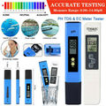 PH TDS&EC Meter Messgerät, Digital Tester Wassertest Leitwertmessgerät 0-9990ppm