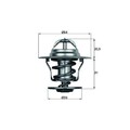 Thermostat Kühlmittel Mahle TX 15 84D Behr für Audi für Seat für Skoda für VW