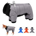 Wasserdicht Hundekleidung Hundeoverall Winter Warm Hundemantel Overall Bulldog