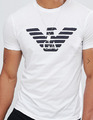 Emporio Armani Weiß Herren T shirt großes Logo Größe M*L*XL
