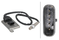 HELLA NOx-Sensor NOx-Katalysator 6PN 358 186-051 M20X1.5 für MERCEDES ACTROS MP4