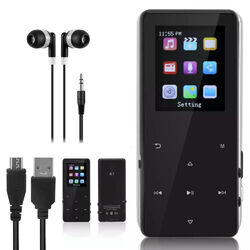 Bluetooth MP3 MP4 Player LCD Display HiFi Bass Musik Spieler FM-Radio Audio