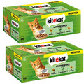Kitekat Landpicknick 96x85g – Nassfutter Mix in Sauce – Katzenfutter Vorratspack