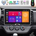 2+64GB Android 14 Carplay Autoradio GPS Navi Single 1DIN 360° Drehbar Bildschirm
