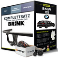 Für BMW X5 Typ F15 Anhängerkupplung starr +eSatz 13pol 11.2013-10.2018 AHK
