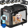 CADOCA® Hundetransportbox Transporttasche Haustiertransportbox atmungsaktiv Hund