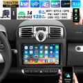 DAB+ 128GB Carplay Android 14 Autoradio GPS Navi Für Benz Smart Fortwo 451 05-15