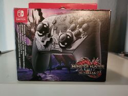 Nintendo Switch Pro Controller Monster Hunter Rise Sunbreak Limited Edition 
