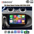 Für Benz Smart Fortwo 453 2014-2019 4+64G Autoradio Android 13 Apple Carplay GPS