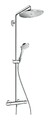 Hansgrohe Croma Select S Showerpipe 280 1jet EcoSmart mit Thermostat - Chrom