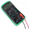 Multimeter mit Batterie Digital Voltmeter，Spannungsmesser Prüfer Strom Messgerät