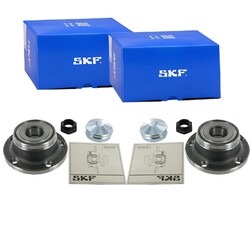 2X SKF RADLAGER-SATZ RADLAGER SATZ HINTEN passend für FIAT DOBLO TIPO OPEL COMBO