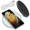 Ladegerät für Samsung Galaxy S25 S24 S23 S22 S21 QI Wireless Charger Ladestation