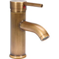 Wasserhahn Waschtischarmatur Waschbecken Badarmatur Einhebel Retro Bronze
