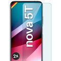 2x Echt Glas für Huawei nova 5T Panzerfolie HD Hartglas Premium Displayschutz