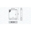 Wärmetauscher, Innenraumheizung MAGNETI MARELLI 350218517000