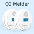 CO Melder Kohlenmonoxid Melder Gasmelder Warnmelder Kohlenmonoxidmelder LCD