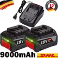 2X 12.0Ah 6.0Ah Akku für Bosch 18V Professional BAT618 GBA BAT609 / Ladegerät DE