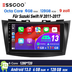 Autoradio KAM für Suzuki Swift IV FZ 2011-2017 Android13 CarPlay Navi GPS 6+128G