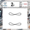 2x ORIGINAL® Bosch Keilriemen für VW 1500,16 1500,1600 Variant 1500,1600