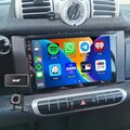 Für Smart Fortwo 451 2011-2015 DAB Cam CarPlay Android15 Autoradio 1+32G GPS SWC