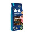 15 kg BRIT Premium By Nature Sensitive Trockenfutter mit Lamm & Reis für Hunde