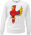 Sweatshirt FARBENFROHER PAPAGEI MIT AUSGESTRECKTEM FLÜGEL PAPAGEIEN VÖGEL