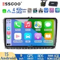 DAB Autoradio Android15 CAM GPS NAV 4G+64G Für VW GOLF 5 6 Passat Touran ChatGPT