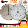 Wetterstation Analog 3 in1 Barometer Hygrometer Thermometer für Innen Außen 12cm
