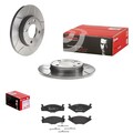 brembo BREMSSCHEIBEN 239mm + BELÄGE VORNE passend für VW GOLF 1 2 3 JETTA VENTO