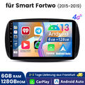 4G LTE Android 13 Autoradio 6+128G Navi GPS für Mercedes Benz Smart Forfour 453