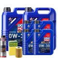 Motoröl 0W30 LIQUI MOLY Synthoil Longtime Plus 14L +MANN Ölfilter +Spülung