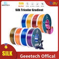 1KG/Rolle GEEETECH 3D Drucker Filament Glänzende Seide PLA 3 Farben Gradient