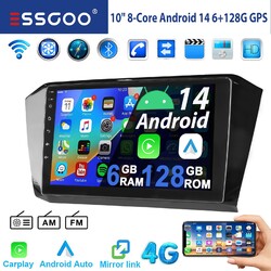 8-kern Für VW Passat B8 2018-2021 6+128G Android 14 Autoradio CarPlay GPS Navi