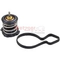 1x Thermostat, Kühlmittel METZGER 4006371 passend für AUDI SEAT SKODA VW